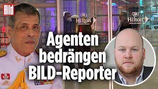 Polizei rettet BILDReporter vor Agenten des ThaiKönigs [upl. by Muhammad]