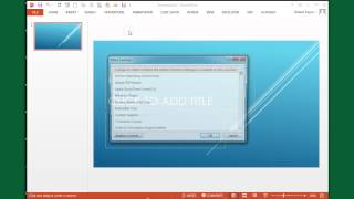 Embedding a YouTube video in PowerPoint 2011 2013 [upl. by Eyeleen]