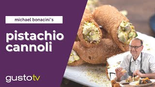 Michael Bonacinis Perfect Pistachio Cannolis  Bonacinis Italy [upl. by Panta]