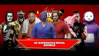 CAW 30Man Royal Rumble IV Million Dollar Championship Match [upl. by Zetneuq]