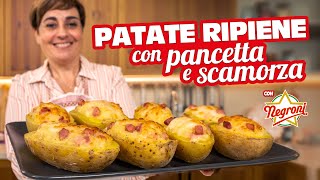 PATATE RIPIENE CON PANCETTA DOLCE E FORMAGGIO Ricetta Facile  Fatto in Casa da Benedetta [upl. by Engapmahc]