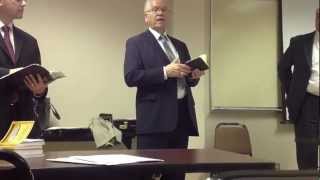 Jehovahs Witness Elders Visit Criswell College [upl. by Noit]