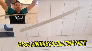 PISO VINILICO FLUTUANTE OU  PISO CLICADO [upl. by Akiwak]