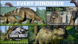 ALL 68 DINOSAURS SHOWCASED  Jurassic World Evolution  Chilling with Dinosaurs Special [upl. by Shanney]