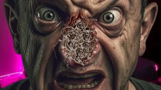 ASMR Nose Treatment  ASMR removal leech maggot infected nose  ASMR 2d animationvideoSleepasmr1m [upl. by Yruok]