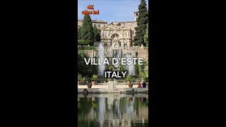 Villa DEste Italian Renaissance Beauty in 4K [upl. by Bobine]