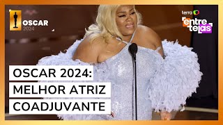 Oscar 2024 DaVine Joy Randolph vence como Melhor Atriz Coadjuvante [upl. by Danyluk]