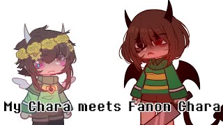 My Chara meets Fanon Chara  Undertale  2 [upl. by Kirenoj750]