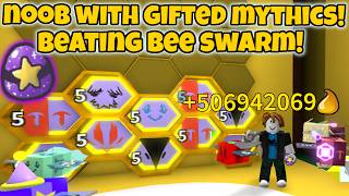 Noob With Gifted Mythics Beats Bee Swarm Unofficial Supercut [upl. by Noivad]