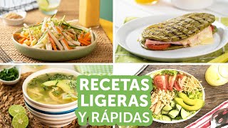 Recetas Ligeras y Rápidas  Kiwilimón [upl. by Phillane]