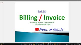 SAP SD Billing  Invoice Accounting Entries Cancel invoice complete process with configuration [upl. by Aime717]