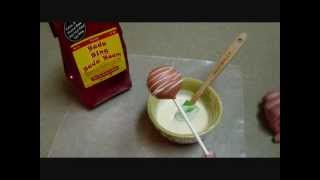 How To Add Stripes to Cake Pops [upl. by Beverlee]