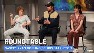 Ryan Gosling  Chris Stapleton SNL Roundtable  S49 E17 [upl. by Lymann]