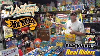 Unboxing Vintage Hot Wheels Black Walls Real Riders amp Track Sets Look and Learn with Lucks Garage [upl. by Ledarf695]