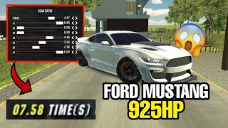 LA MEJOR GEARBOX PARA EL FORD MUSTANG 925HP EN CAR PARKING MULTIPLAYER 🔥🏁 [upl. by Adlesirhc]