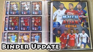 Match Attax Extra 201920 Binder Update  Almost Complete Collection  100 Clubs amp Limited Editions [upl. by Nellaf]