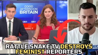 Jake From rattlesnaketv DESTROYS Feminist Reports amp Challenges Their Arguments On Misogyny [upl. by Hodosh614]