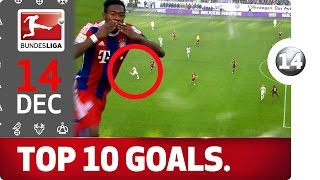 Top 10 Defender Goals  Bundesliga 2016 Advent Calender 14 [upl. by Anade717]