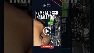 EASY NVME M2 SSD INSTALLATION GUIDE FOR BEGINNERS youtubeshorts ssd nvme installation tech [upl. by Pittel]