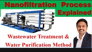 Nanofiltration process of water purification  Nanofiltration Membrane [upl. by Atil751]