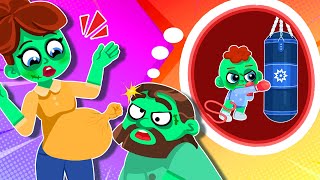 Zombie Pregnant Song  Taking Care Baby  More Comy Zomy Nursery Rhymes amp Kids Songs [upl. by Nedla]