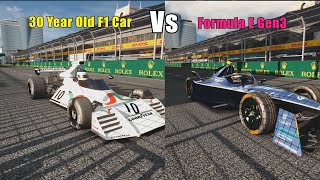 Can 50 Year Old Formula 1 Car Keep Up With The NEW Formula E Gen3 [upl. by Floss537]