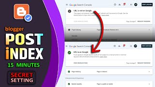 How to Index bloggercom Post in Google Search Console 2023 Instant Indexed [upl. by Schaper890]