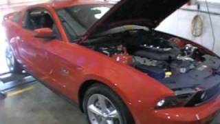 2011 ProCharged 50 Mustang Dyno Runsmov [upl. by Demb]