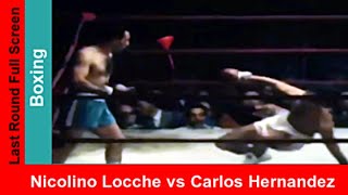 Nicolino Locche vs Carlos Hernandez Widescreen Fight Highlights Boxing Title Match [upl. by Bannister]