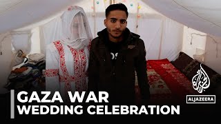 Gaza wedding Palestinian family celebrates love amp resilience [upl. by Negem517]