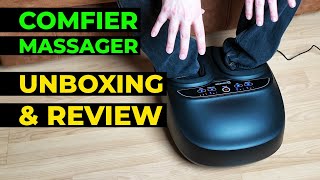 Treat your Feet COMFIER Shiatsu Foot Massager with Heat Review [upl. by Nho159]