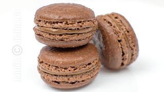 Macarons cu ciocolata  Macarons frantuzesti  JamilaCuisine [upl. by Sergeant]