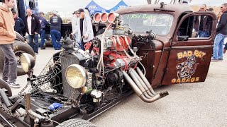 Welder Up amp Vegas Boneshakers Rat Rods  Motor Mania 2023  Mesquite Nevada [upl. by Leeann831]