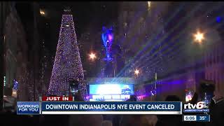 Downtown Indys NYE celebration canceled for 2018 [upl. by Aham]