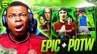 DOUBLE BOOSTED EPICS x POTW PACK OPENING  eFOOTBALL MOBILE🔥🔥 [upl. by Davina]