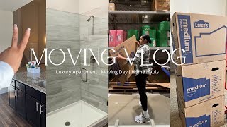 MOVING VLOG 01  Luxury Apartment Tour Packing amp Moving Day New Apt Hauls Emotional Moments etc [upl. by Petes]