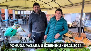 🥬Ove subote iznimno kvalitetna ponuda pazara u Šibeniku🥬 [upl. by Michaud]