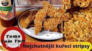 Nejchutnější kuřecí stripsy chutnají líp než z KFC rychlý a snadný recept Chicken strips [upl. by Janel913]