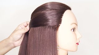 3 Simple amp Classy Hairstyles For Girls  Everyday Open Hairstyles [upl. by Anayik]