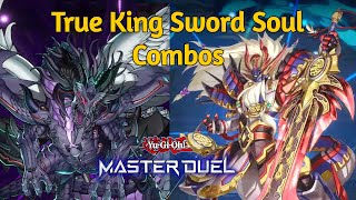 Sword Soul True King of All Calamities Combos EASY WINS  YuGiOh Master Duel [upl. by Ehcnalb18]