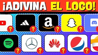 Adivina LOS LOGOS y Prueba Tu Conocimiento Nivel Difícil 😱  Adivina Si Puedes [upl. by Kcyrred16]