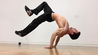 How to do a hollowback handstand Hollow Back Tutorial by Simonster [upl. by Marya459]