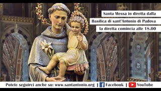 Santa Messa in diretta dalla Basilica del Santo a Padova [upl. by Carothers342]