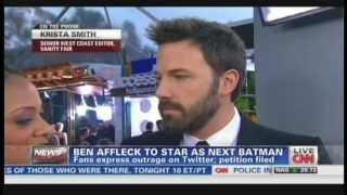 Ben Affleck quotBatmanquot backlash fans express outrage petition filed to drop him August 23 2013 [upl. by Hpesojnhoj]