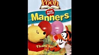 Digitized opening to Winnie the PoohThe Book of Pooh Fun with Manners UK VHS [upl. by Bee354]