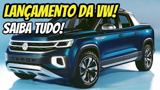 NOVA TAROK a NOVA CAMINHONETE DA VOLKSWAGEN que promete acabar com a FIAT TORO [upl. by Uund]