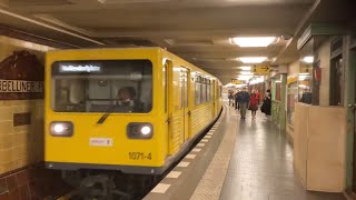 UBahn Berlin  Gisela Mitfahrt Fehrbelliner Platz  Nollendorfplatz U3 [upl. by Anikes]