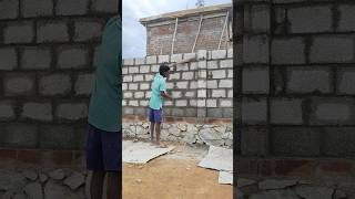 Solidblock finishing work✅ shorts shortsfeed skills shortvideo blocklaying solidblock [upl. by Wertz]