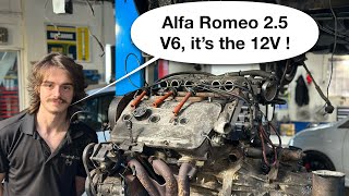 Alfa Romeo 155 Restoration Engine removed [upl. by Weisbart]