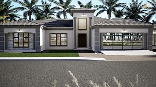 4 Bedroom House Plan MLB081S [upl. by Enialedam]